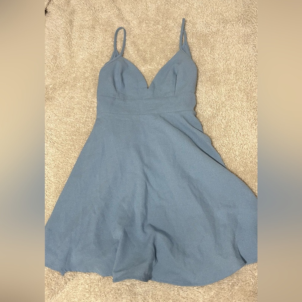 Blue dress